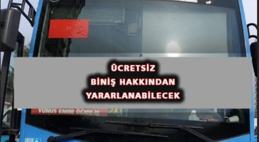 TOPLU TAŞIMDA DÖNÜŞÜM!