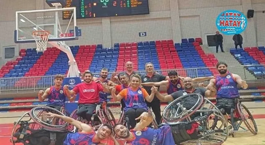 TOSYALI İSKENDERUN ENGELLİLER BASKETBOL TAKIMI DEPLASMANDAN GALİBİYETLE DÖNÜYOR