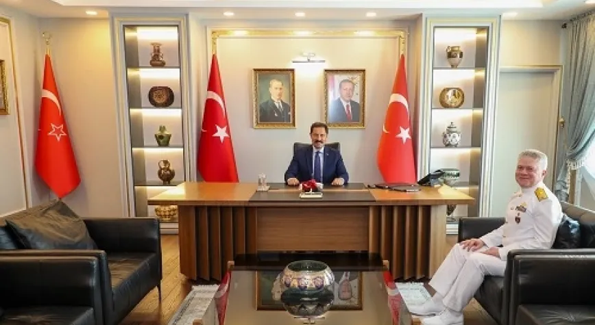 Tuğamiral Çevik’ten Vali Masatlı’ya Ziyaret