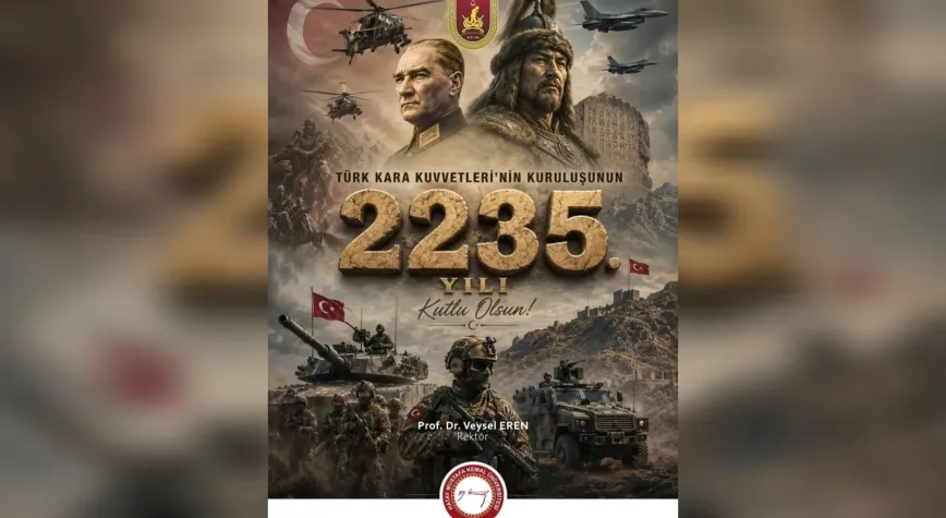 Türk Kara Kuvvetleri’nin 2235. Yılına HMKÜ’den Kutlama