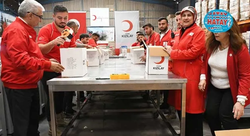 TÜRK KIZILAY, RAMAZAN KAMPANYASINI HATAY’DAN BAŞLATTI