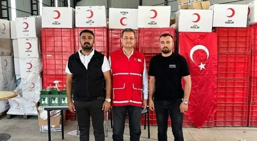TÜRK KIZILAYI’NIN YARDIMLARI KESİNTİSİZ SÜRECEK