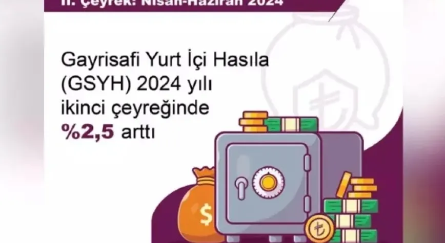 Türkiye ekonomisi yüzde 2,5 büyüdü