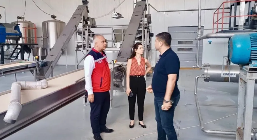 Türkmen Tesiste İnceleme Yaptı