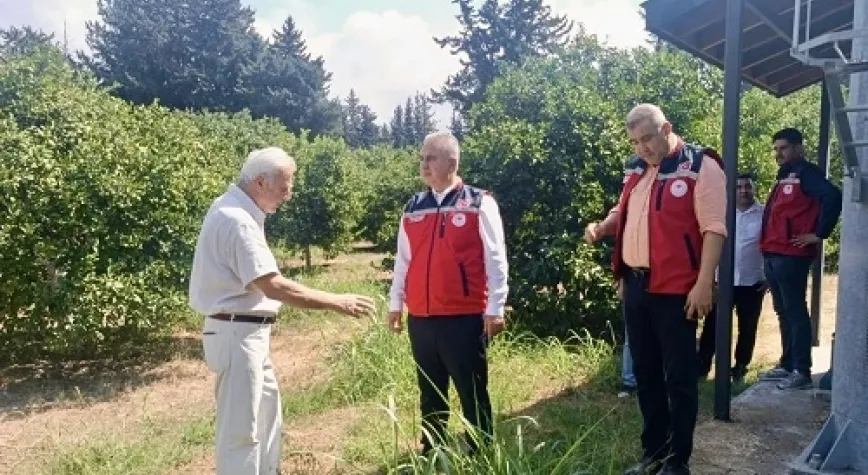 Türkmen'den Organik Narenciye Üreticisine Ziyaret