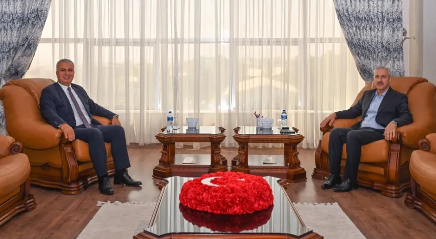 Türkmen’den Rektör Eren’e Ziyaret
