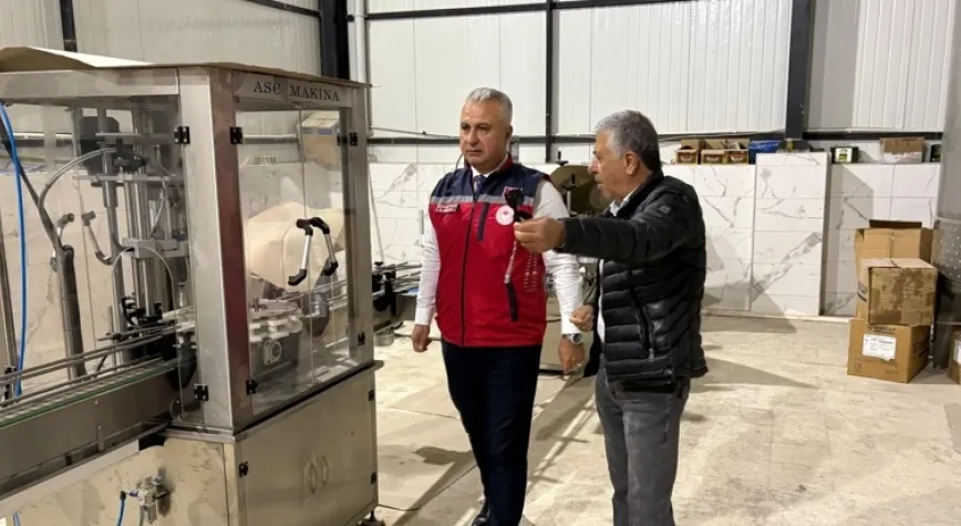 Türkmen’den zeytinyağı tesisine ziyaret