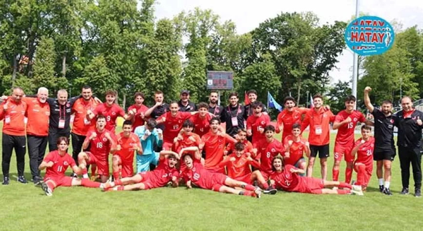 U16 Milli Takımımız, Çekya'yı Penaltılarla 4-2 Yendi