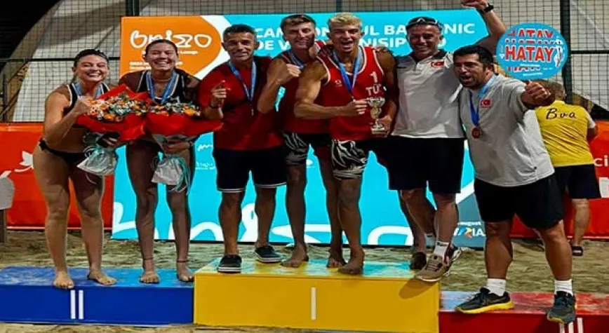 U20 Plaj Voleybolu Balkan Şampiyonasına Türkiye Damgası