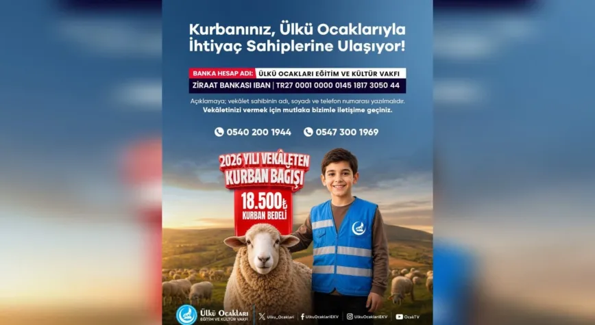 Ülkü Ocakları’ndan Kurban Bağışı Seferberliği