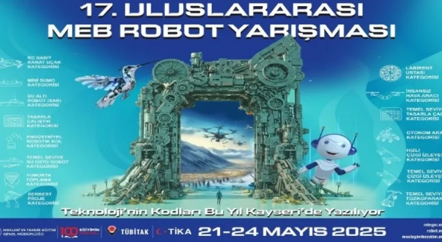 ULUSLARARASI MEB ROBOT YARIŞMASI BAŞVURULARI BAŞLADI