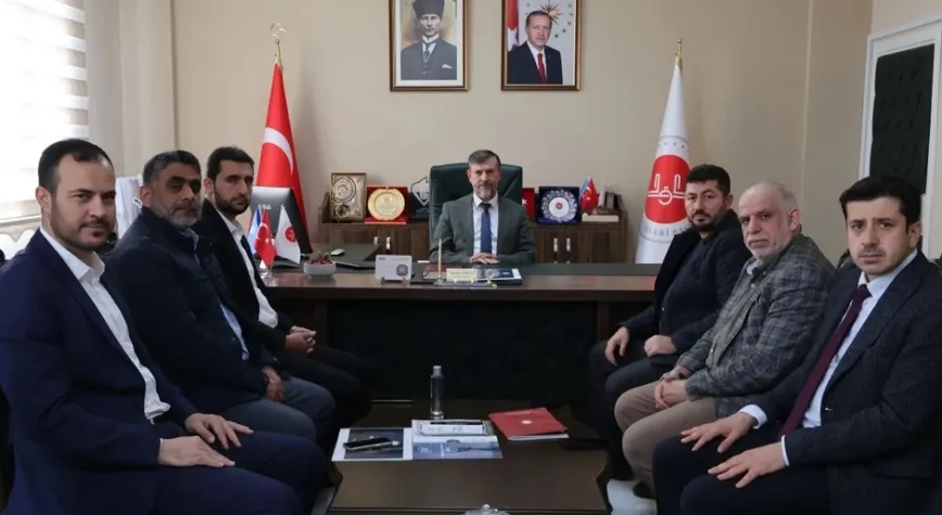 Ümraniye İlçe Müftülüğü Heyetinden İl Müftüsü Topçu’ya Ziyaret