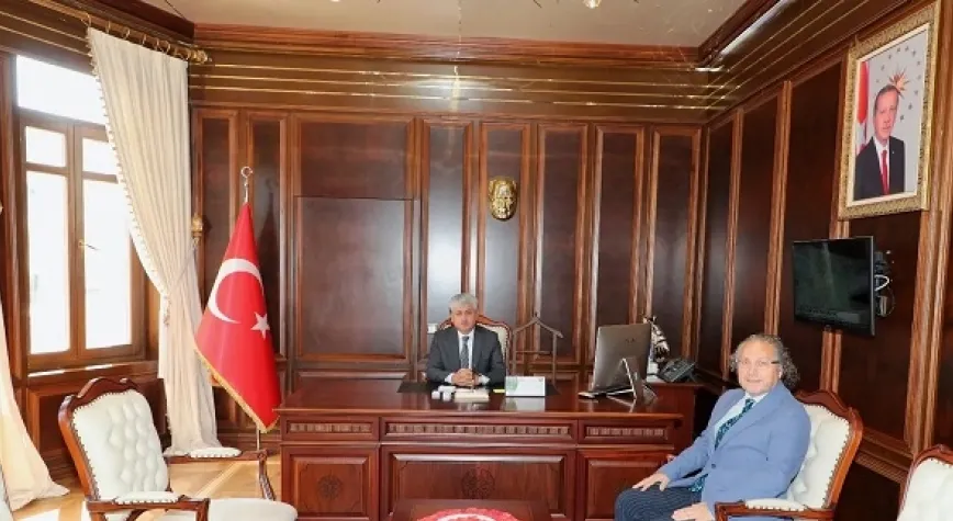 ÜNLÜ’DEN VALİ DOĞAN’A MAKAMINDA ZİYARET