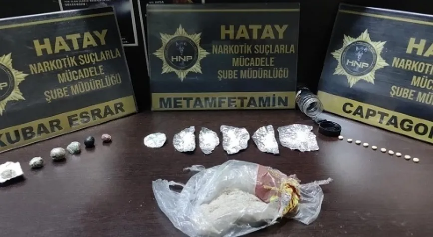 Üst araması yapılan kişi torbacı çıktı!