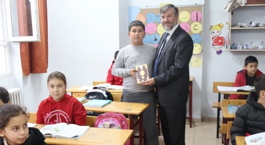 Uzun Alıç Köyü İlk ve Ortaokulu'nda Anlamlı Ziyaret