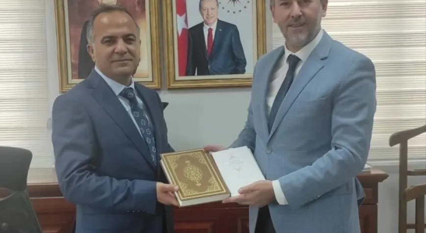 VAKIFLAR BÖLGE MÜDÜRÜ BOZKURT'A ZİYARET