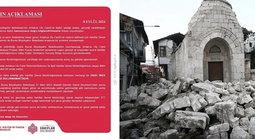 VAKIFLAR’DAN ULUCAMİ AÇIKLAMASI