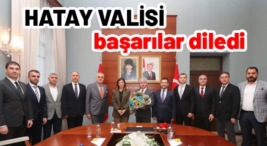 Vali Doğan, ATSO Heyetini Makamında Kabul Etti