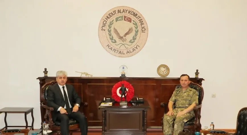 Vali Doğan’dan, Albay Çetin'e Ziyaret