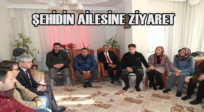 Vali Doğan’dan, Şehit Muammer Ay’ın Ailesine Taziye Ziyareti