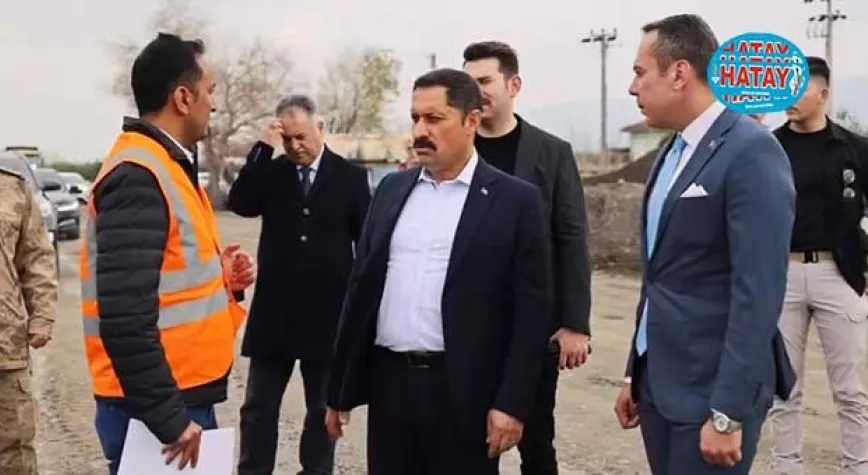 VALİ KARAYOLUNDA İNCELEMELERDE BULUNDU