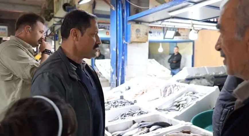 Vali Masatlı Balıkçılar Çarşısını Ziyaret Etti