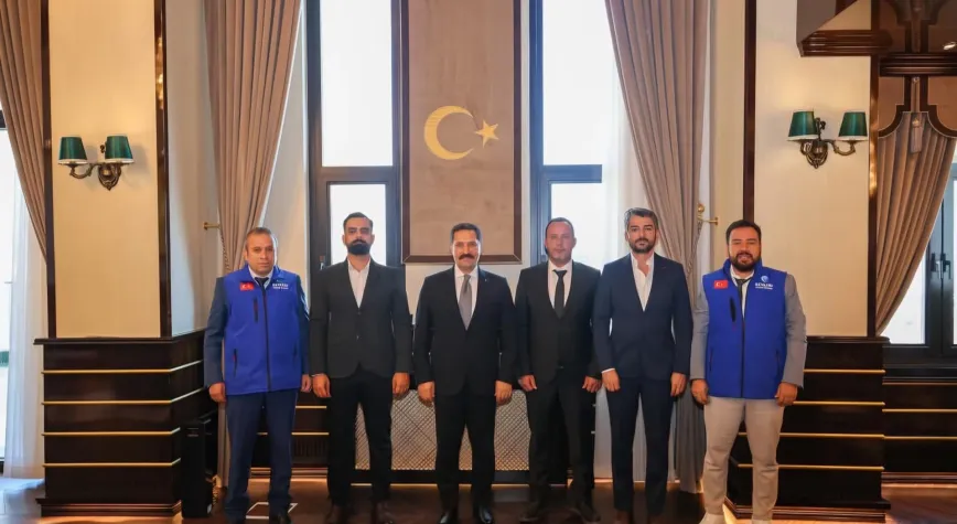 Vali Masatlı, Beyaz Ay Derneği Heyetini Kabul Etti
