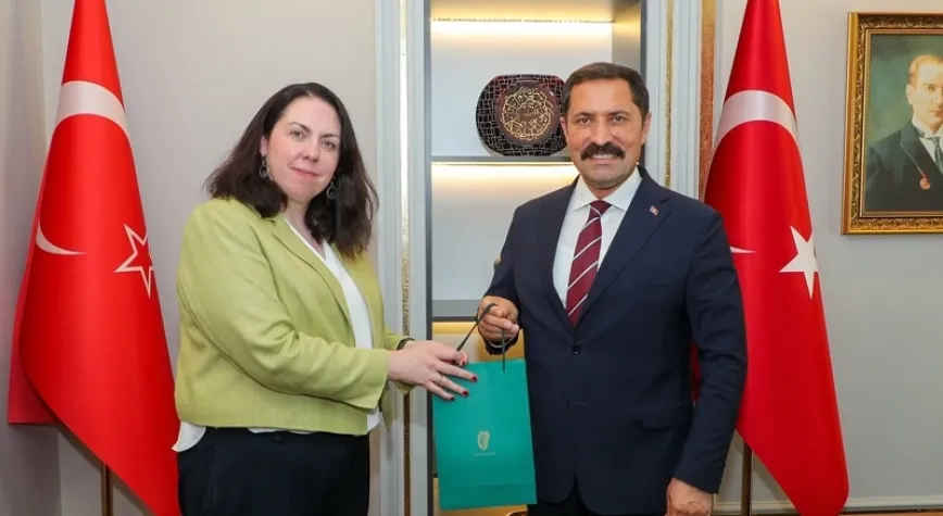 Vali Masatlı Brosnan’ı Ağırladı