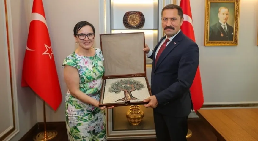 Vali Masatlı Büyükelçi Juen’i Ağırladı