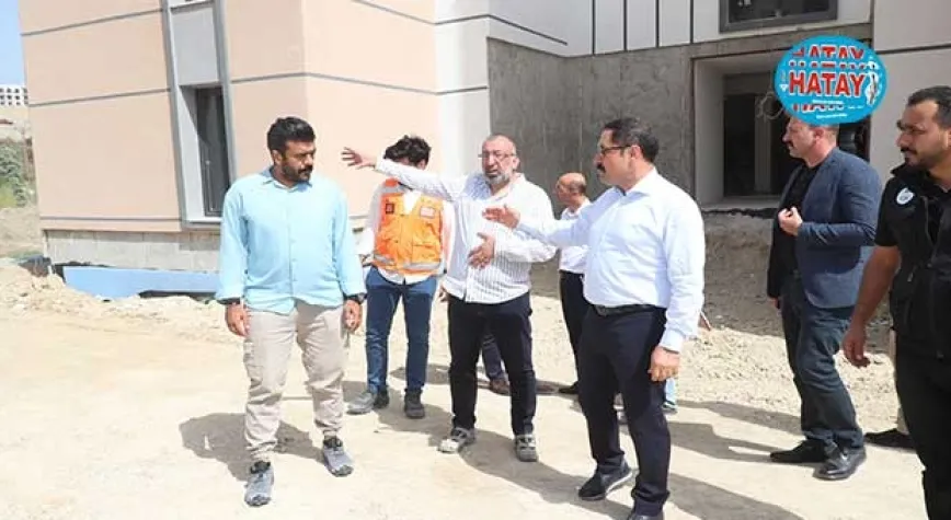 VALİ MASATLI KALICI KONUTLARI İNCELEDİ