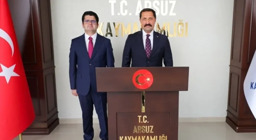 Vali Masatlı Kaymakam Eroğlu’nu ziyaret etti