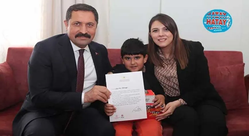 VALİ MASATLI MEKTUBU TESLİM ETTİ