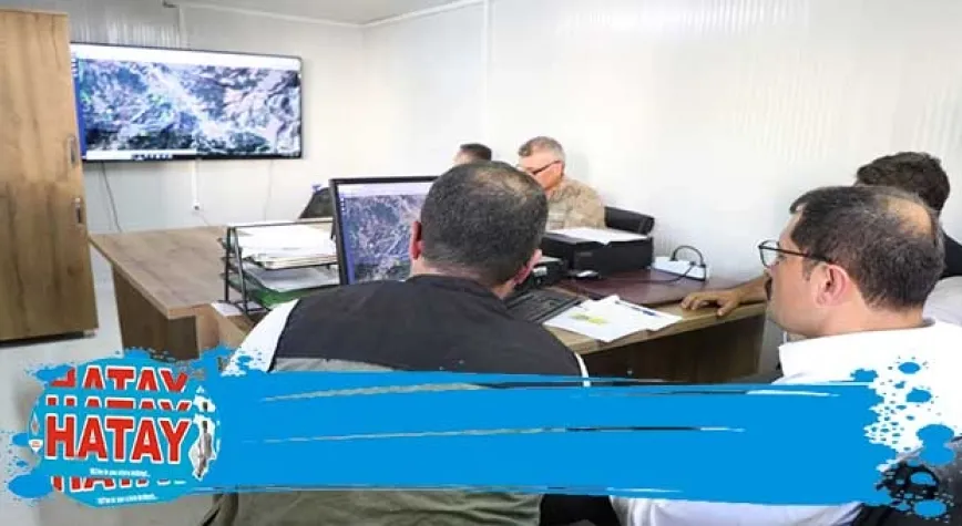 Vali Masatlı Yangın Harekat Merkezinde