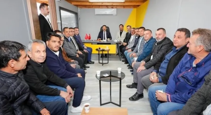 Vali Masatlı’dan Nakliyeciler Çarşısına Ziyaret