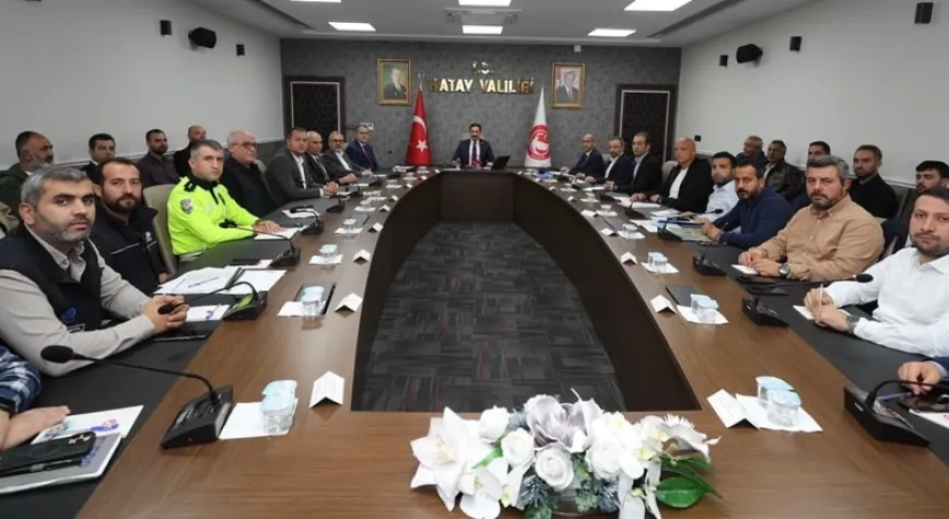 Valilikte değerlendirme toplantısı yapıldı