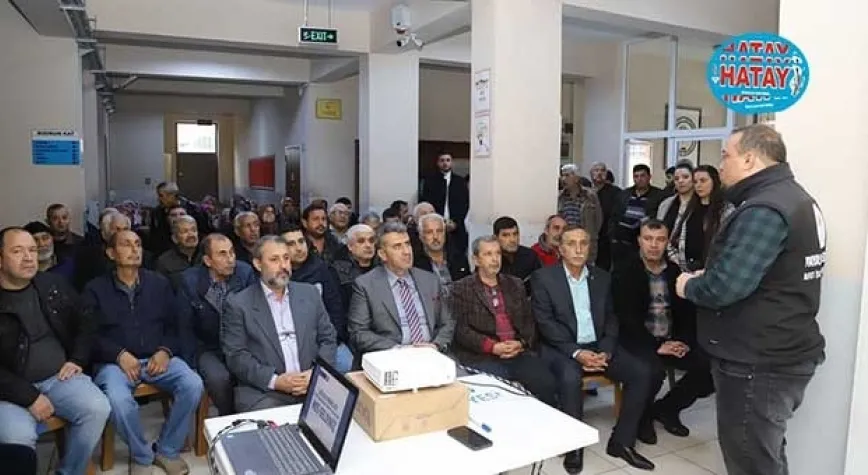 Vatandaşlar düzenlenen toplantı ile bilgilendirildi
