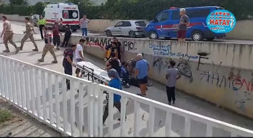 VİRAJI ALAMADI ALT GEÇİDE DÜŞTÜ