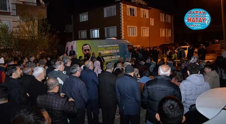 YALÇIN SEÇMENLERİYLE BULUŞTU
