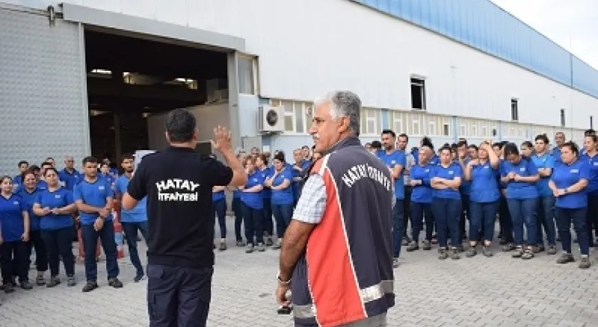YANGIN TATBİKATI İLE FARKINDALIK YARATMAYA DEVAM EDİYORLAR