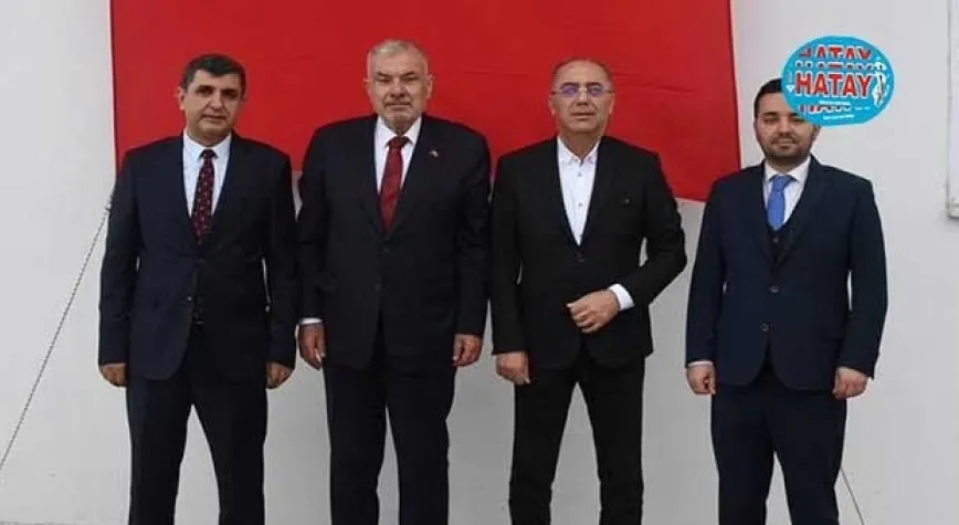 YAPAR’IN İLK ZİYARETİ BAŞKAN YILMAZ’A