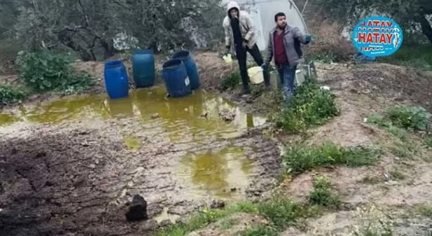 YARSELİ’DE 50 TON ZEYTİNYAĞI HEBA OLDU