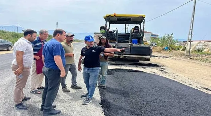 YAŞAR KEMAL CADDESİ ASFALTLANDI