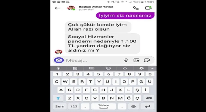 YAVUZ’DAN “SOSYAL MEDYA DOLANDIRICILIĞI” UYARISI