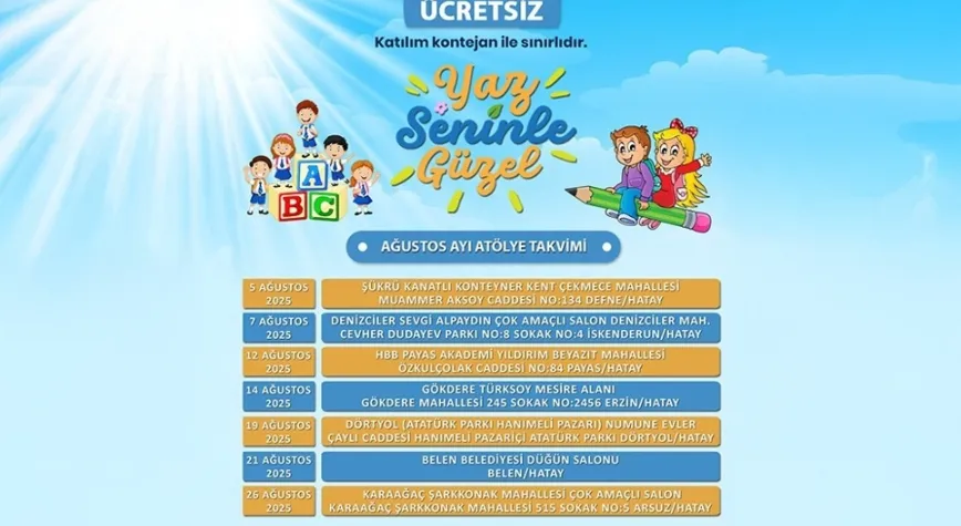 Yaz Ağustos’ta da Çocuklarla Güzel Olacak