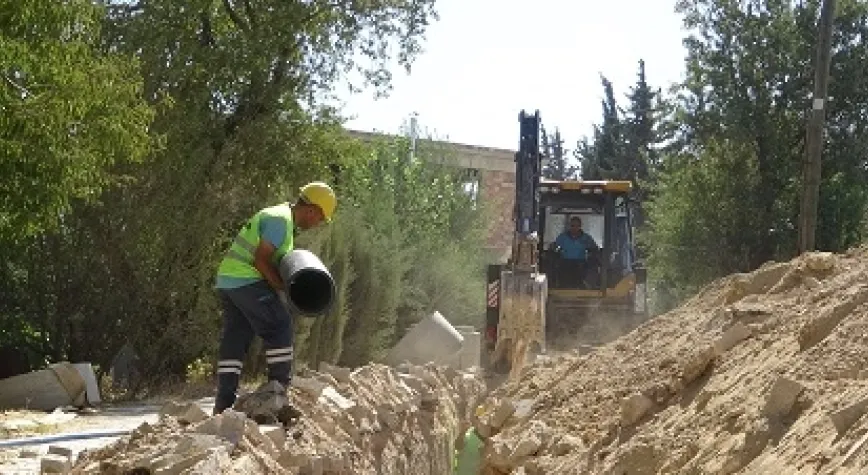 YENİ MESKENLERİN ALTYAPI İHTİYACI KARŞILANIYOR