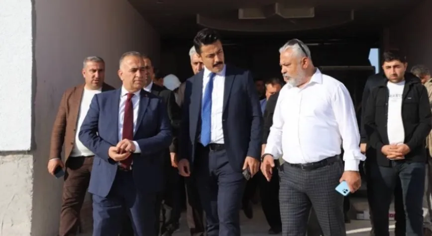 YENİ OKUL İNŞAATINI İNCELEDİLER