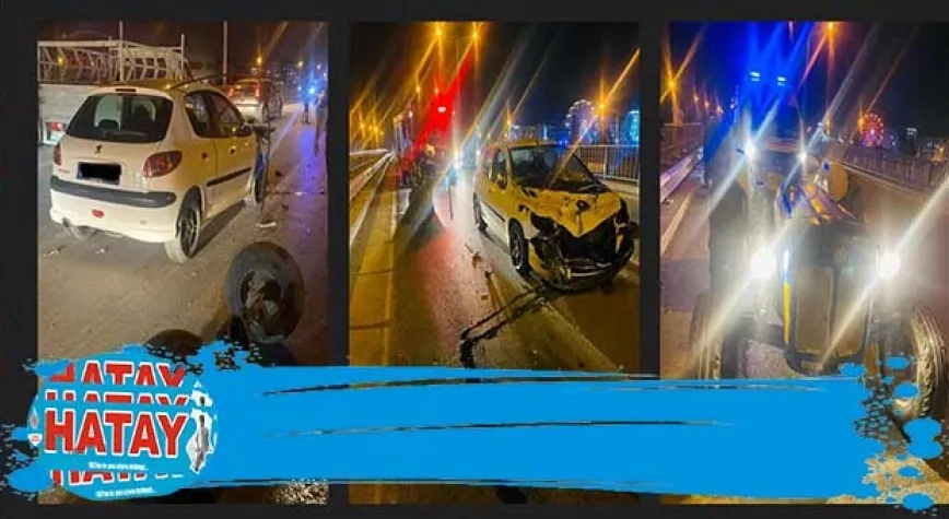 YENİ OTOGAR YOLUNDA TRAFİK KAZASI