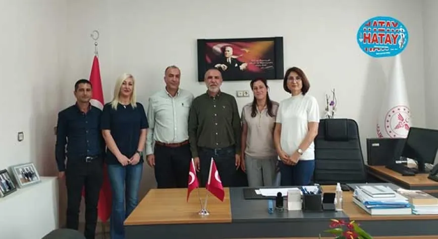 YENİ SENDİKADAN HATAY İL SAĞLIK MÜDÜRÜ BARÇIN'A ZİYARET