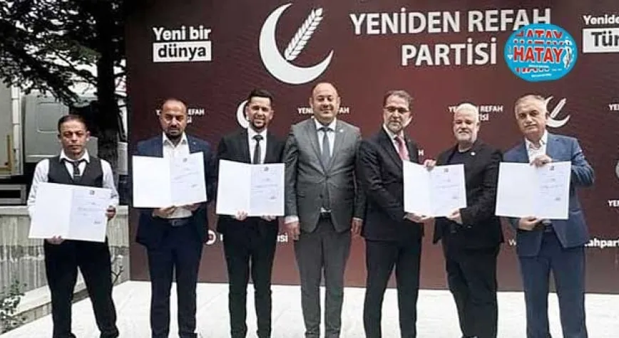 YENİDEN REFAH 5 İLÇE BAŞKANINI DEĞİŞTİRDİ