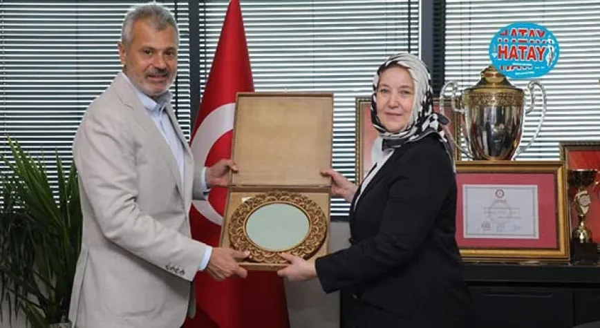 YENİGÜN’DEN BAŞKAN ÖNTÜRK’E HAYIRLI OLSUN ZİYARETİ